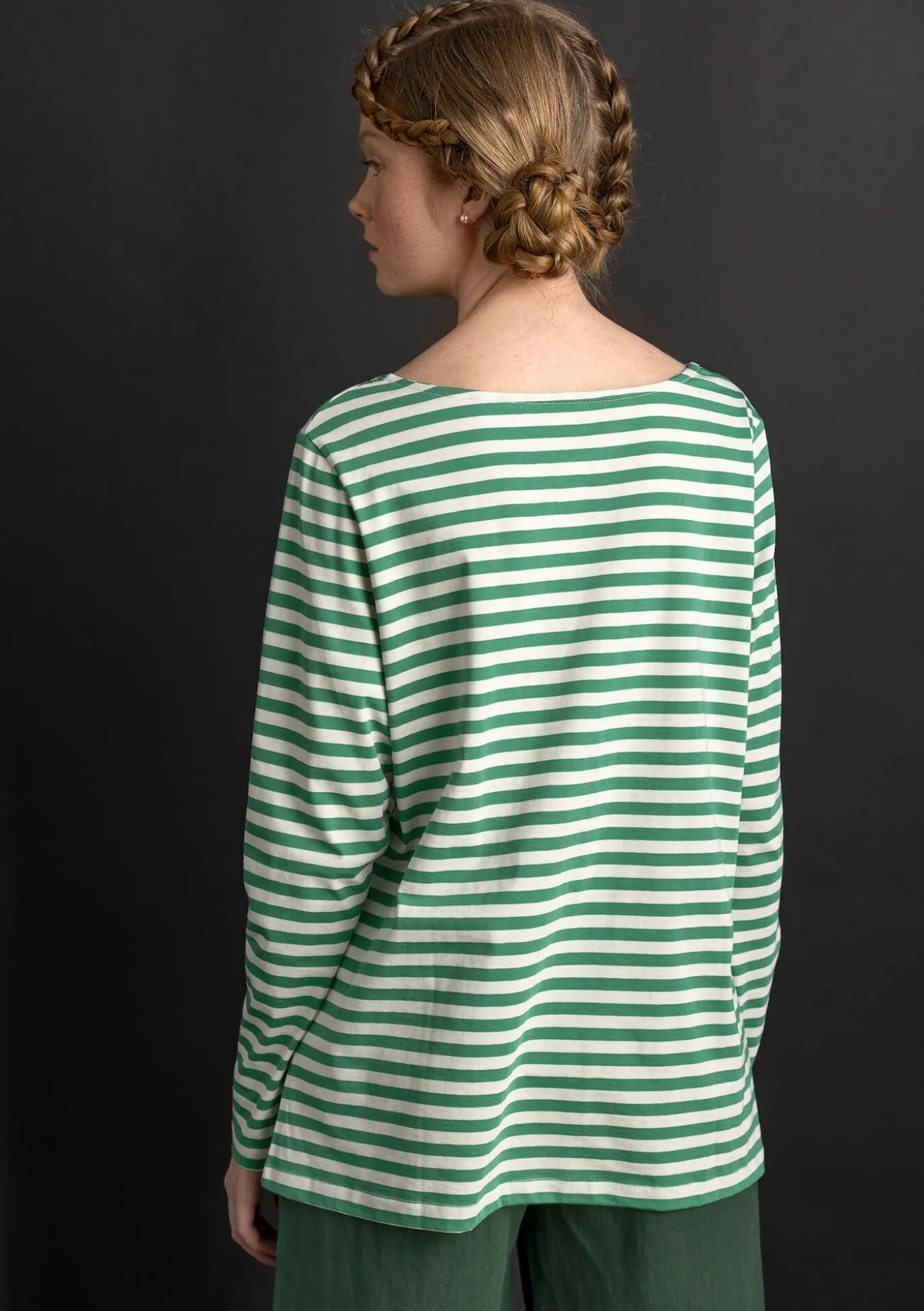 Basic-Streifenshirt aus Bio-Baumwolle