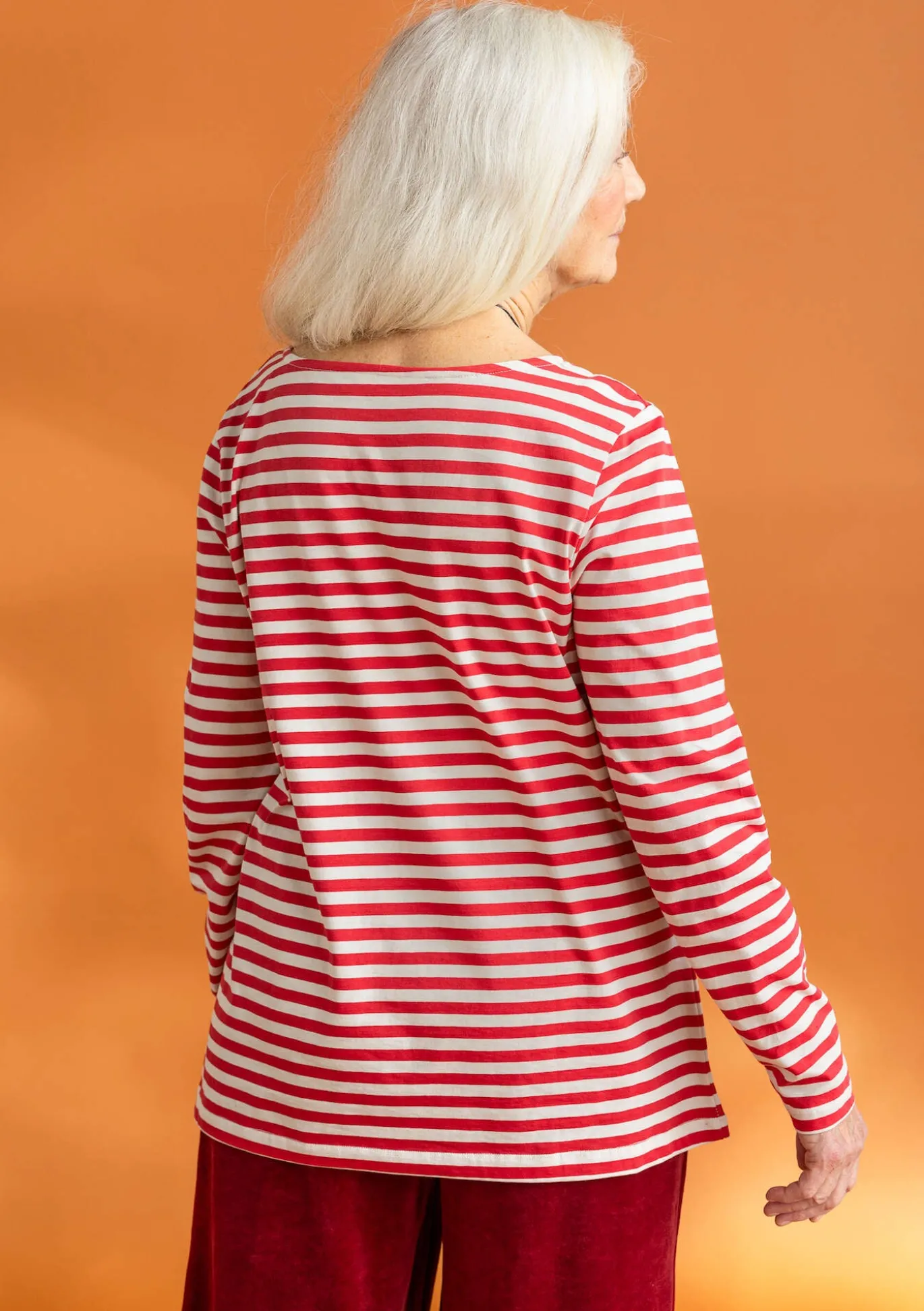 Basic-Streifenshirt aus Bio-Baumwolle