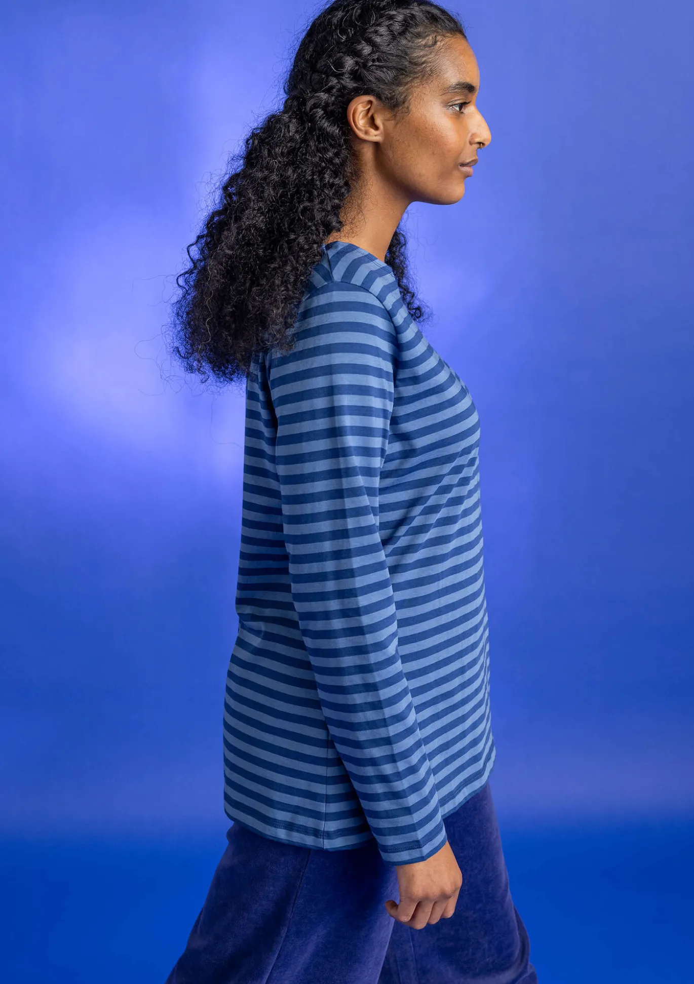 Basic-Streifenshirt aus Bio-Baumwolle