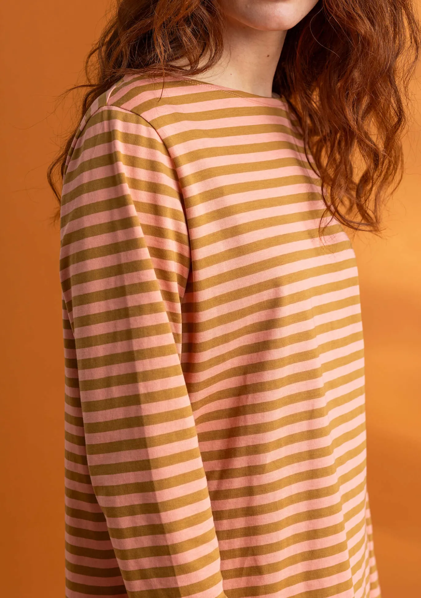 Basic-Streifenshirt aus Bio-Baumwolle