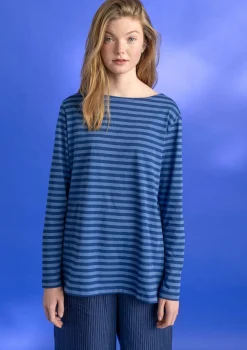 Basic-Streifenshirt aus Bio-Baumwolle