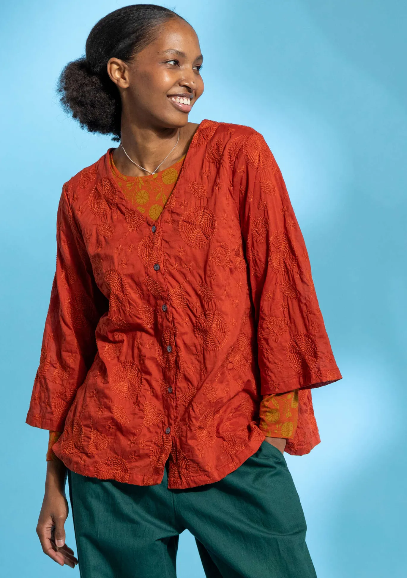 Bluse „Clementine“ aus Bio-Baumwolle