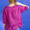 Bluse „Hedda“ aus Bio-Baumwollgewebe