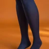 Einfarbige Strumpfhose aus Recycling-Polyamid