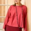 Einfarbiges Shirt aus Bio-Baumwolle