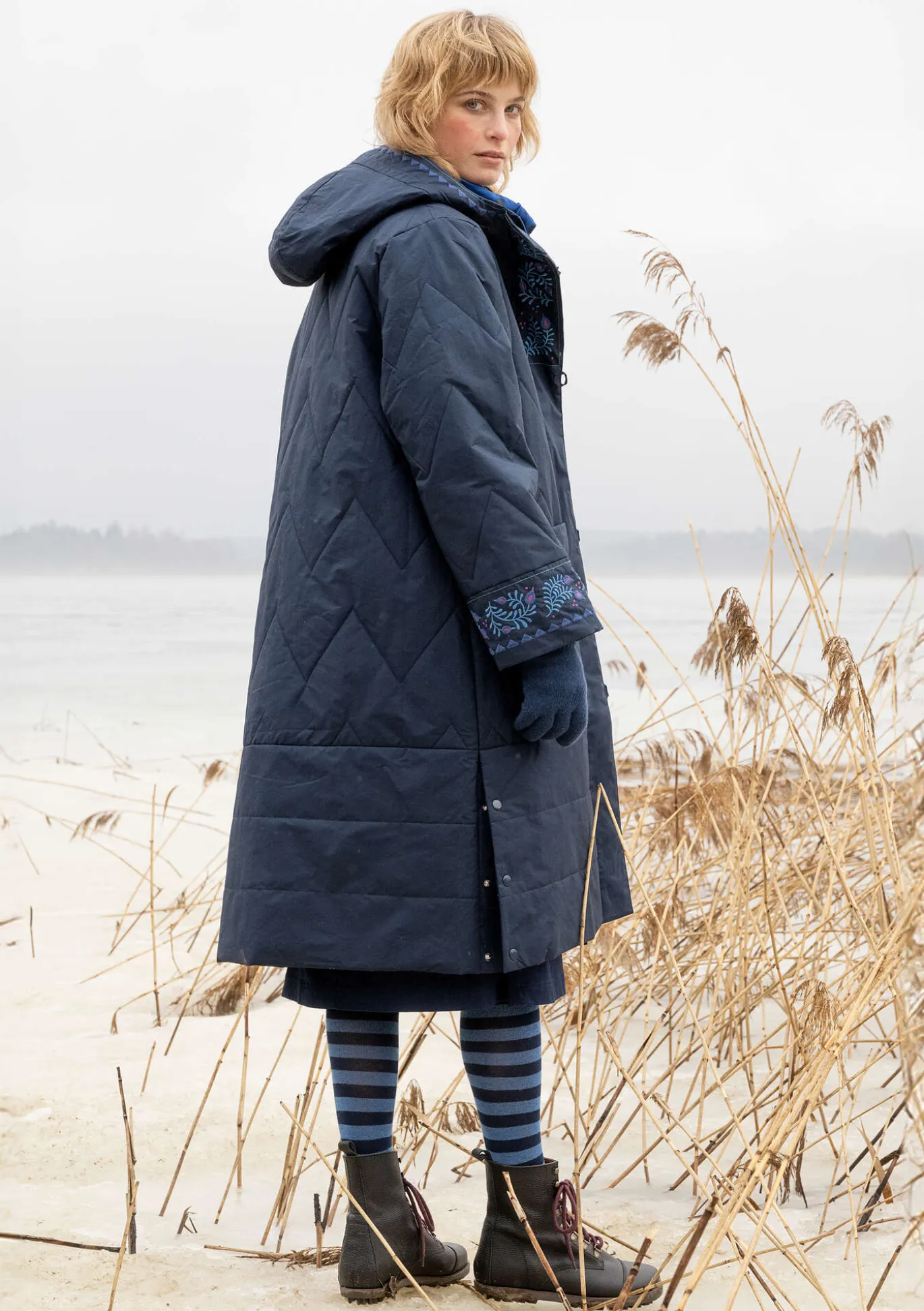 Gewebter Steppmantel „Svalbard“