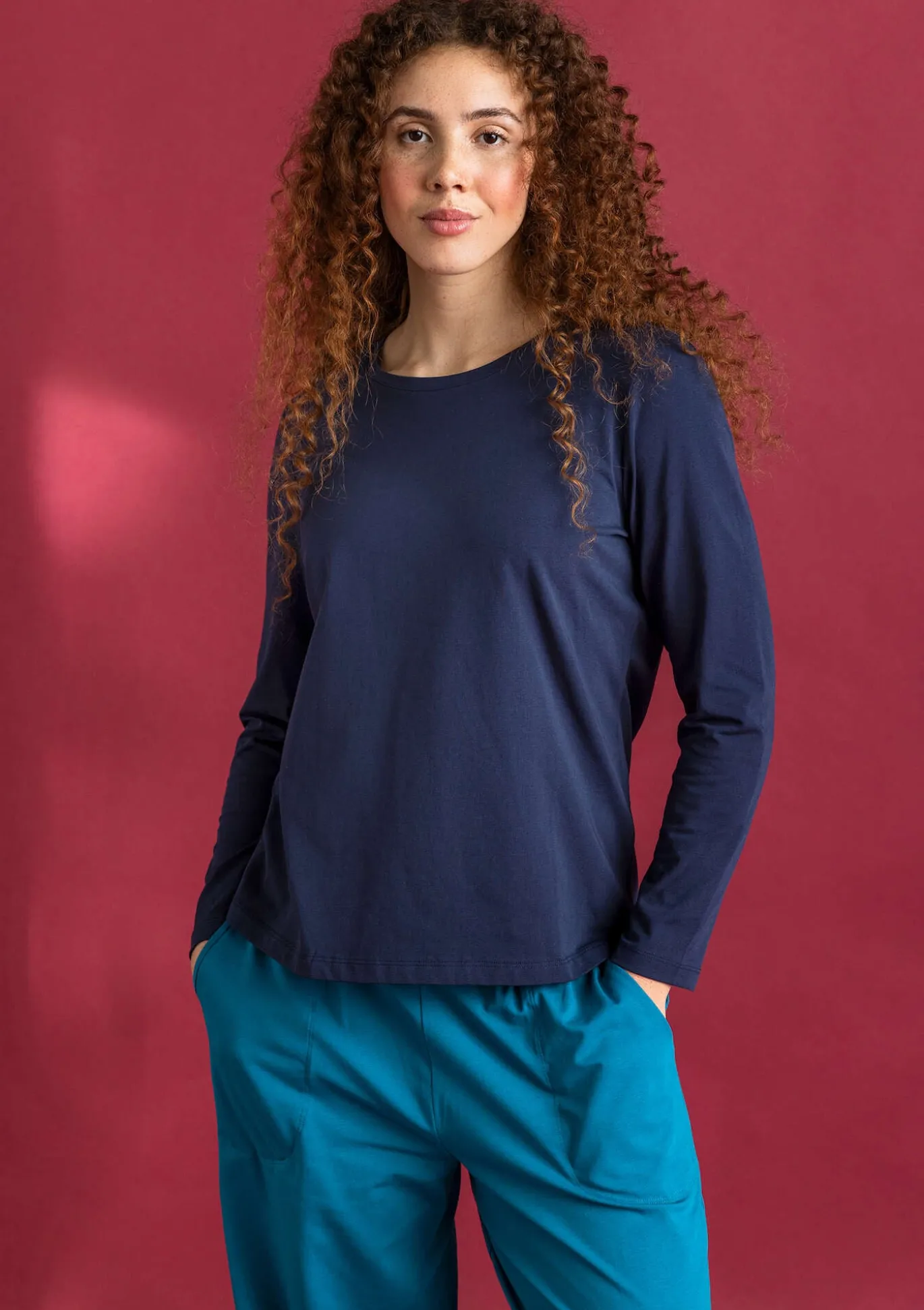 Jerseyhose aus Bio-Baumwolle/Elasthan