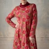 Jerseykleid „Höstanemone“ aus Bio-Baumwolle/Modal