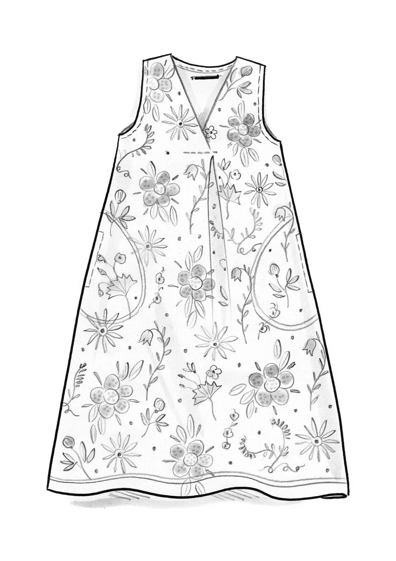 Jerseykleid „Midsommarsol“ aus Bio-Baumwolle