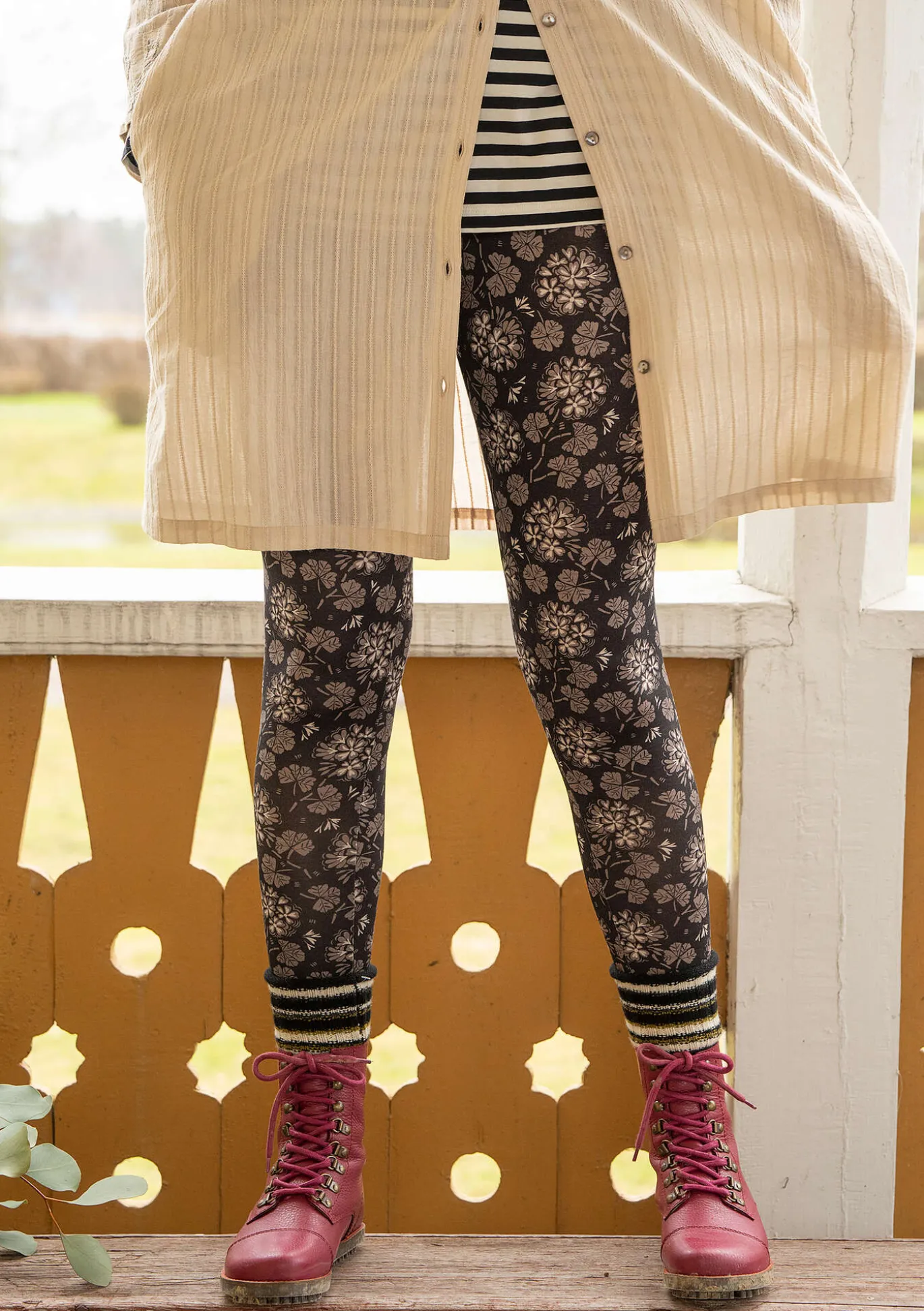 Jerseyleggings „Pelargon“ aus Lyocell/Elasthan