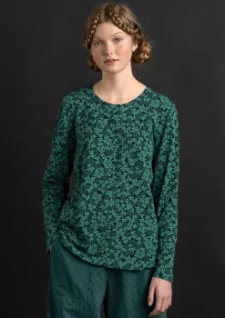 Jerseyshirt „Ylva“ aus Bio-Baumwolle/Elasthan