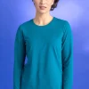 Jerseyshirt „Ylva“ aus Bio-Baumwolle/Elasthan