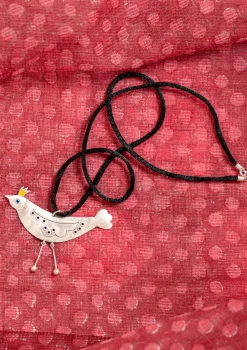 Kettenanhänger „Bird“ aus Silber