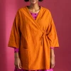 Kimono aus Bio-Baumwolldobby