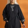 Kimono aus Bio-Baumwolldobby
