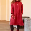 Kleid aus Leinengewebe