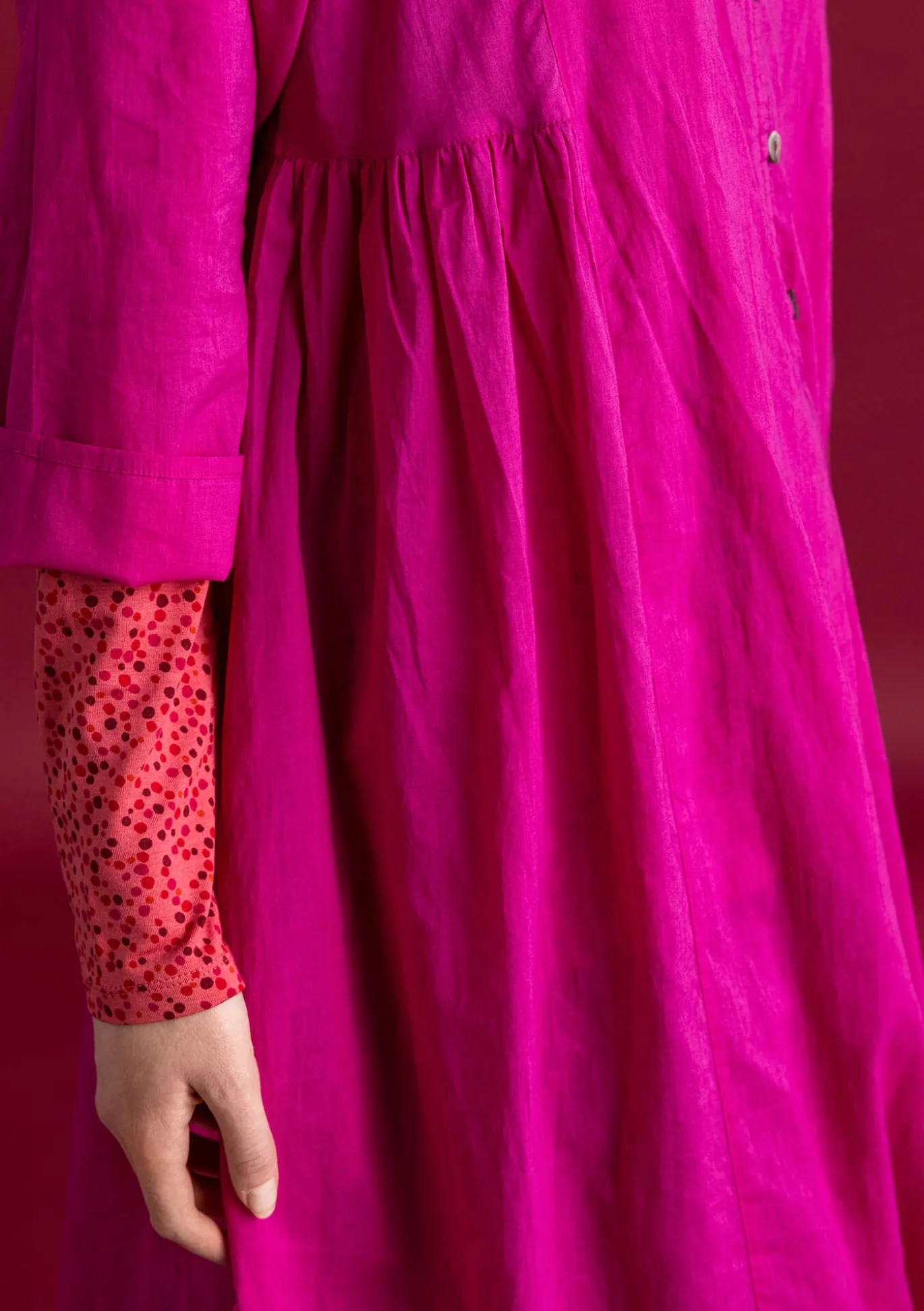 Kleid „Hedda“ aus Bio-Baumwollgewebe