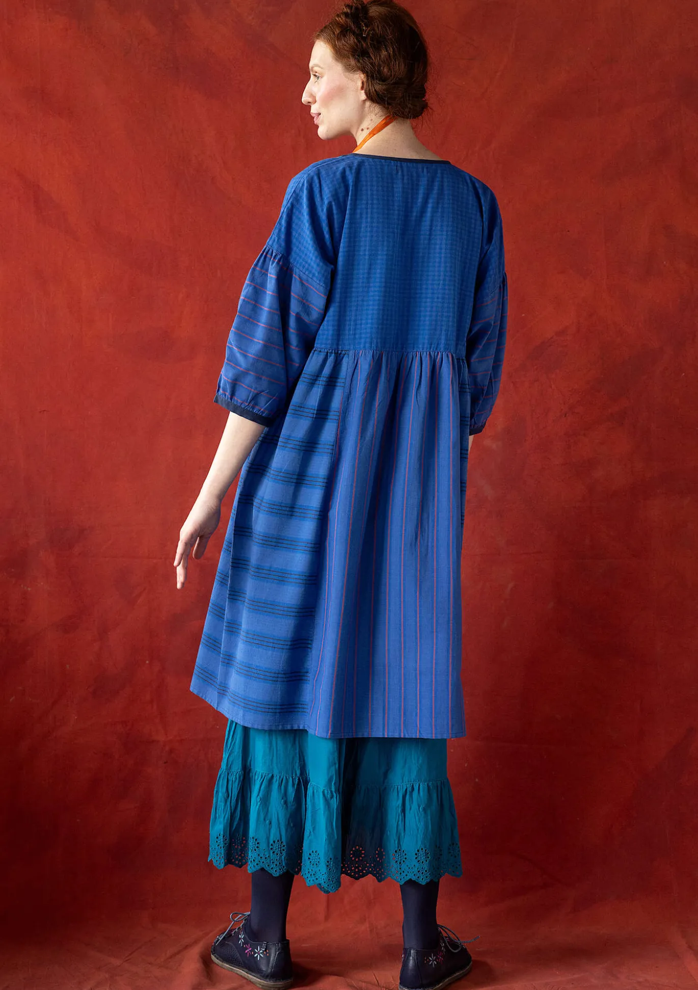 Kleid „Sofia“ aus Bio-Baumwollgewebe