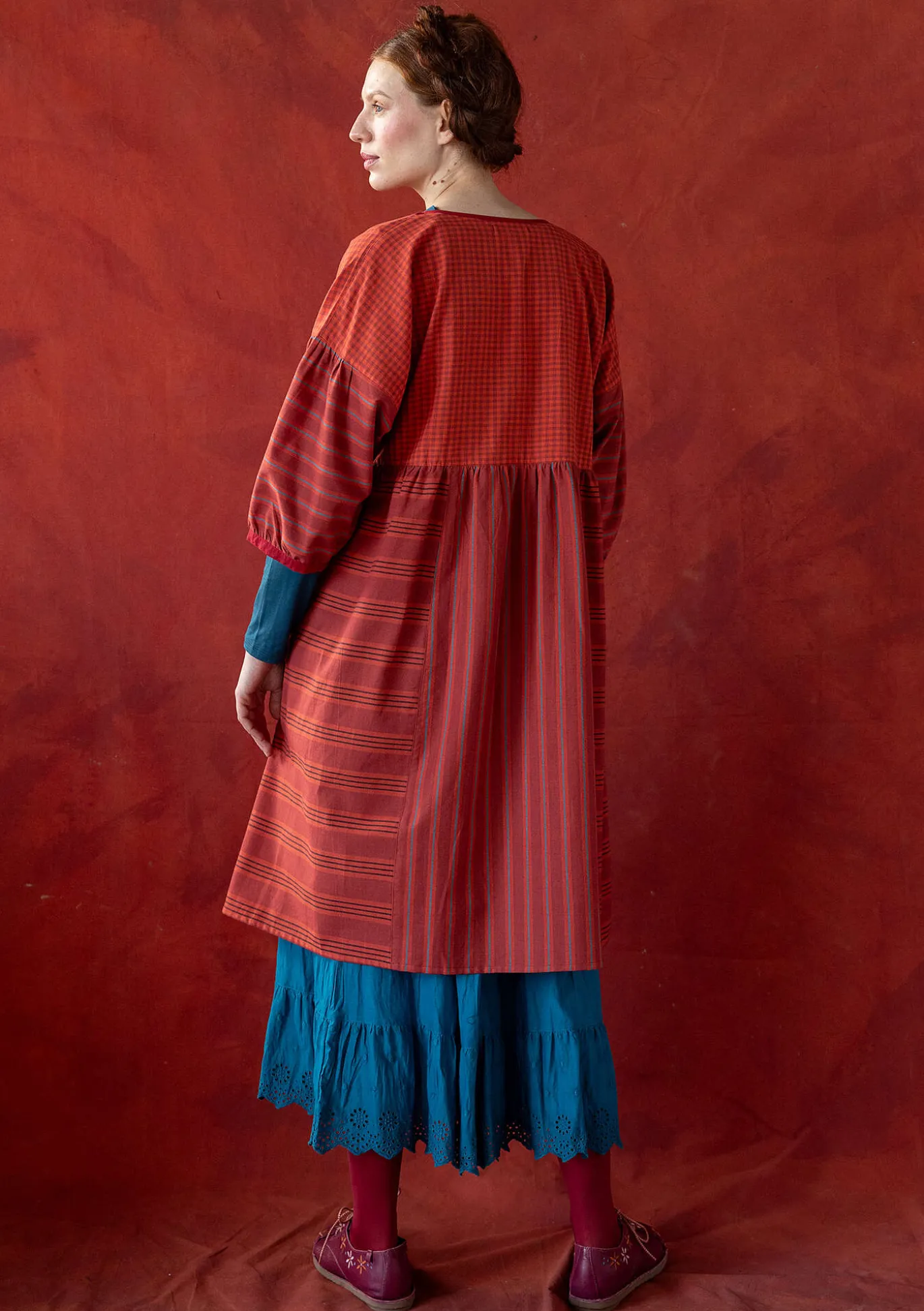 Kleid „Sofia“ aus Bio-Baumwollgewebe