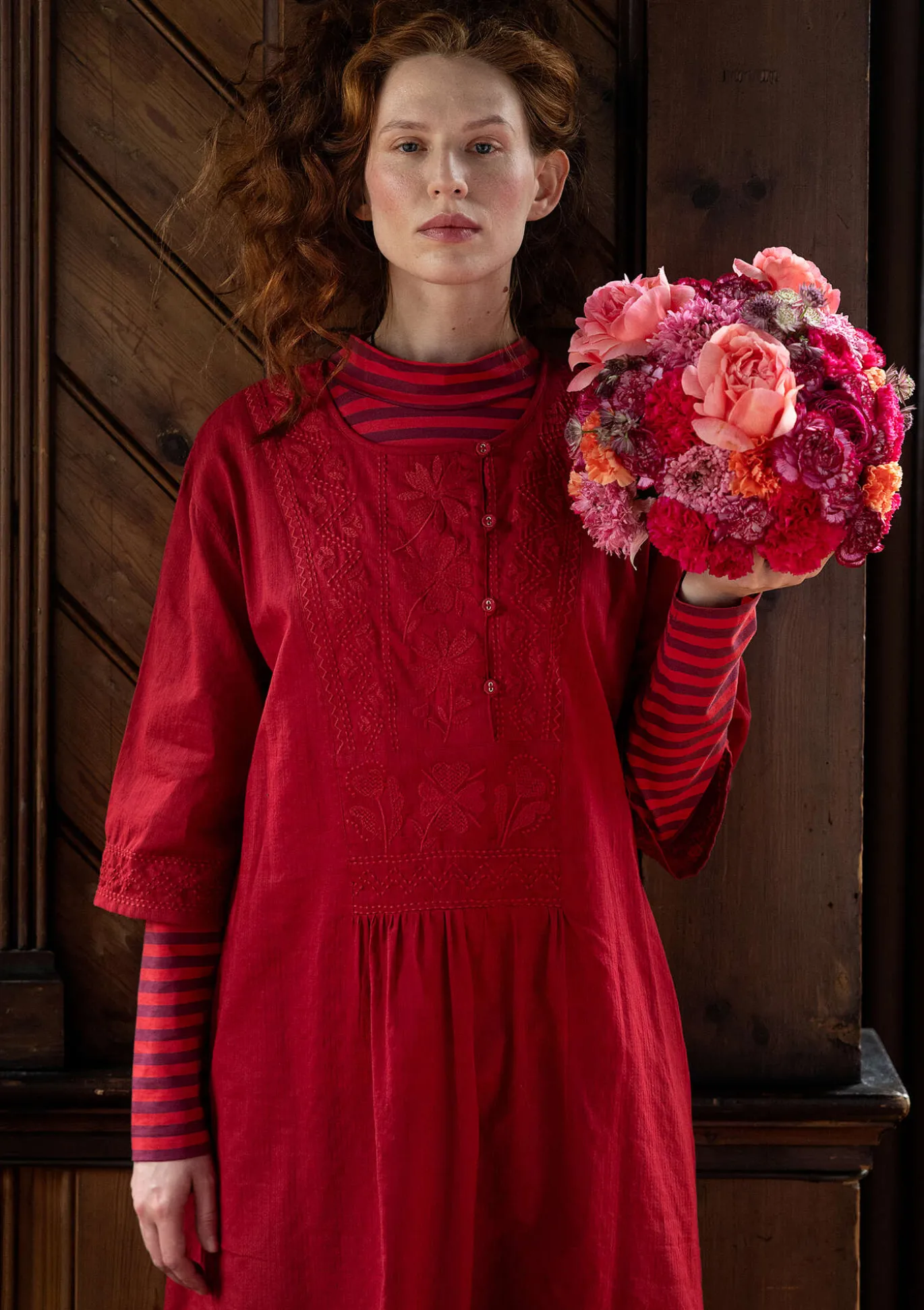 Kleid „Wanja“ aus Bio-Baumwollgewebe