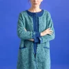 Langstrickjacke „Astrid“ aus Bio-/Recycling-Baumwolle