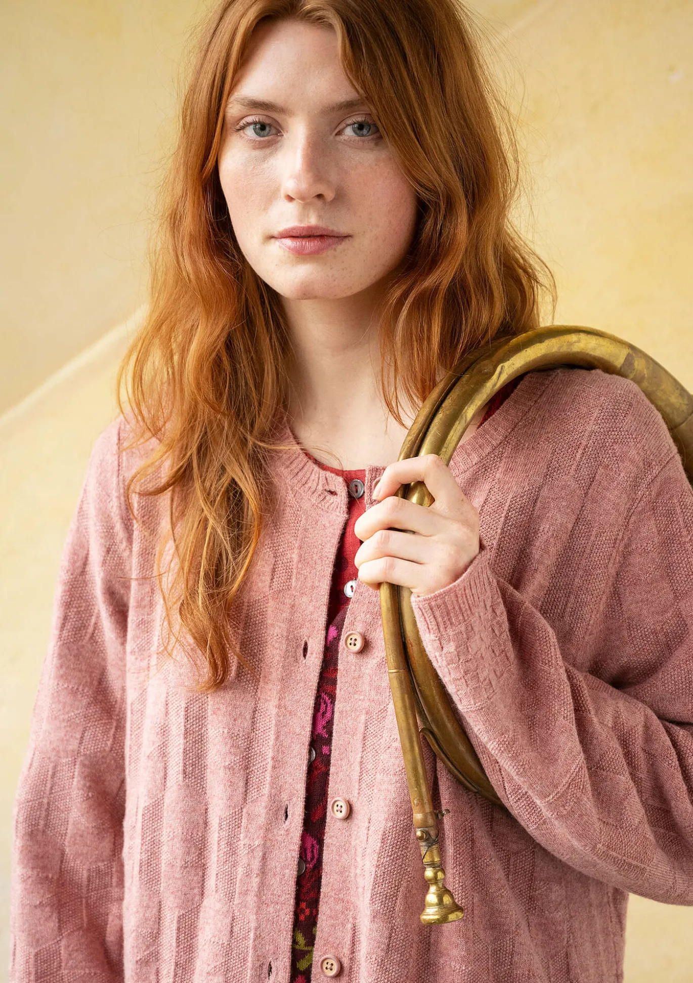 Langstrickjacke „Capella“ aus Lammwolle