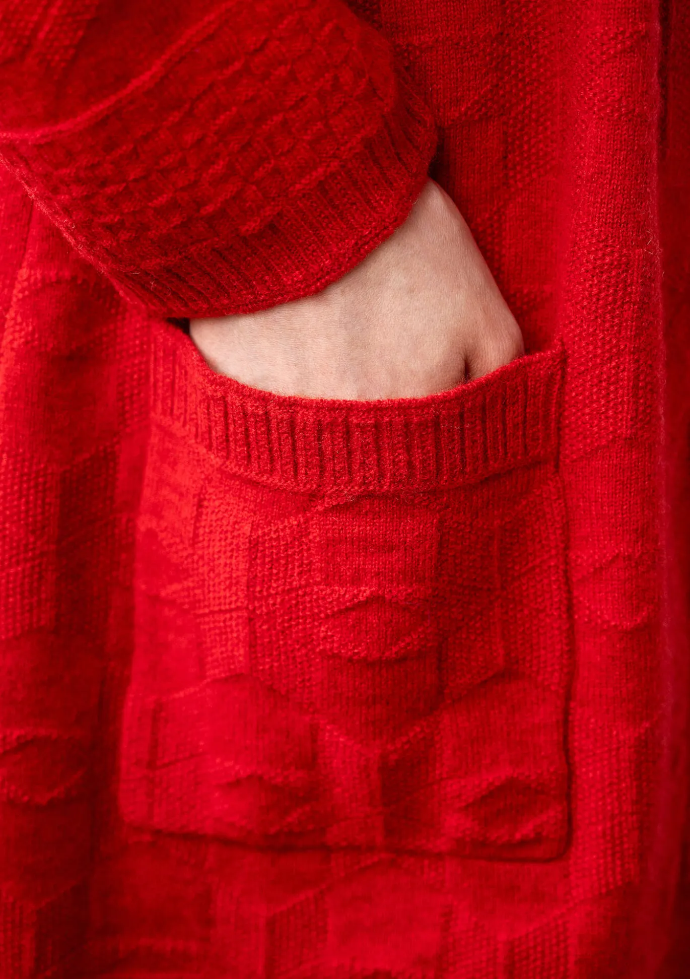 Langstrickjacke „Capella“ aus Lammwolle