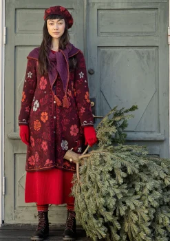 Langstrickjacke „Gnistra“ aus Bio- und Recycling-Baumwolle/Alpakawollgemisch