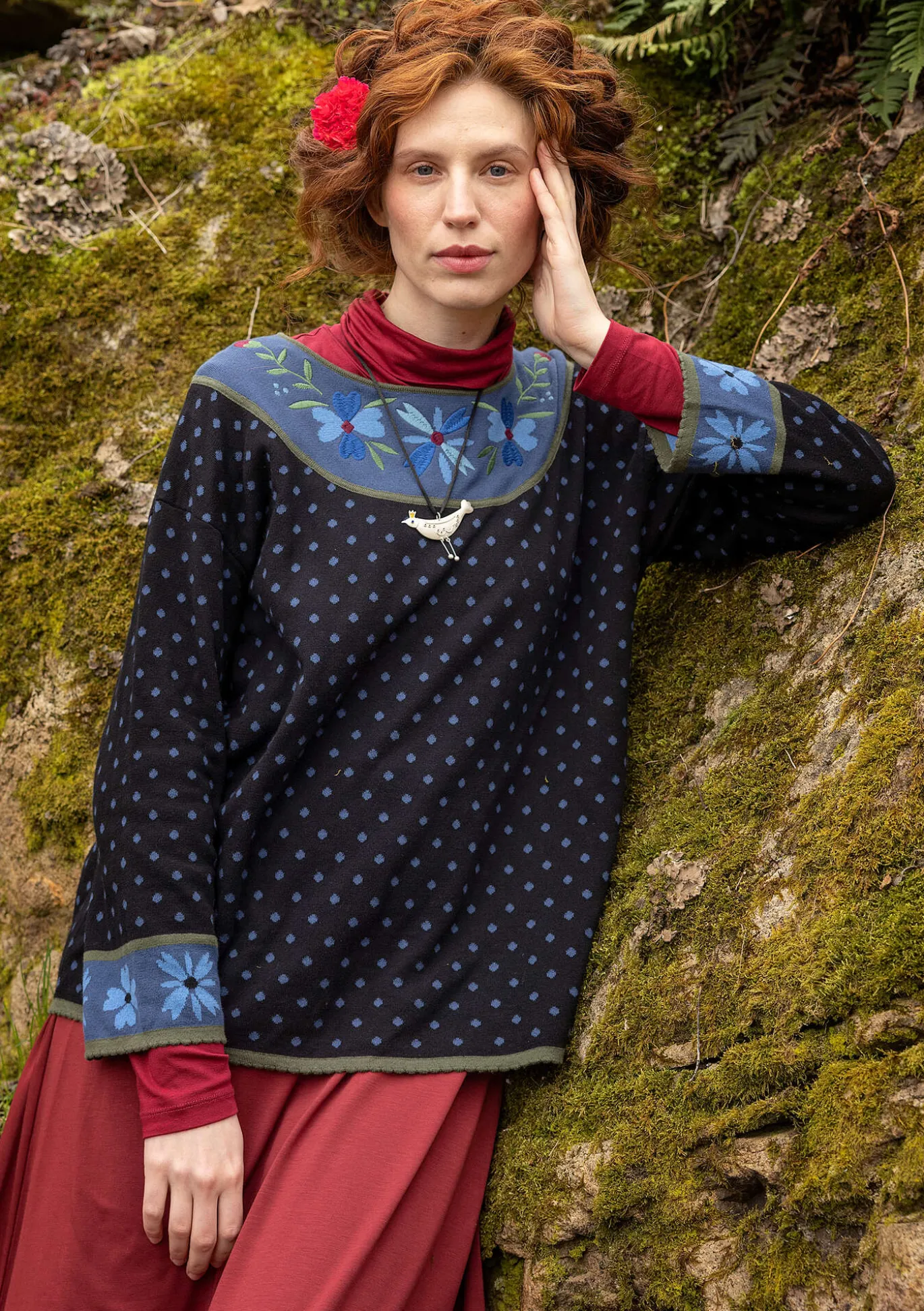 Pullover „Maria“ aus Bio-/Recycling-Baumwolle