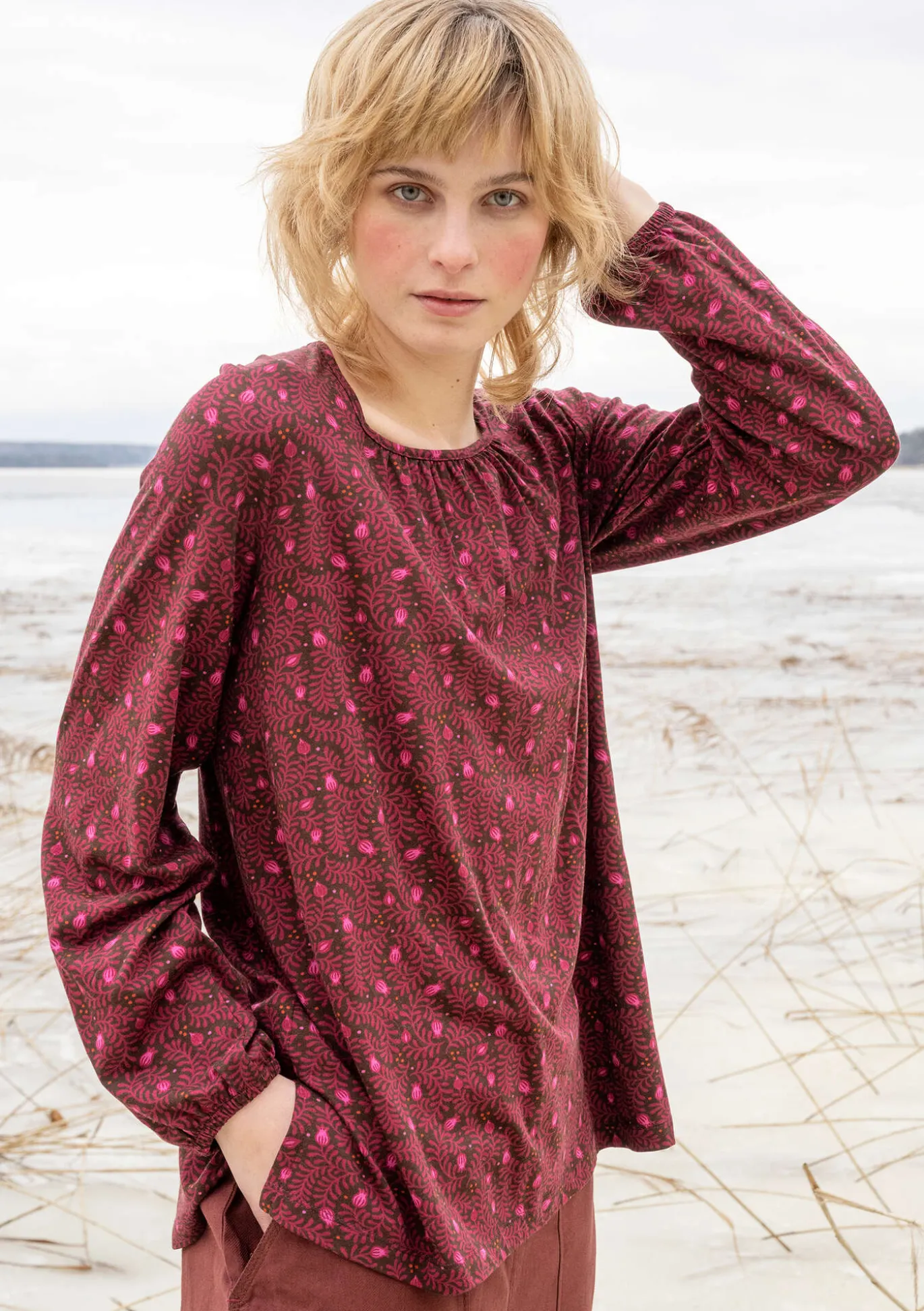 Shirt „Aurora“ aus Bio-Baumwolle/Modal/Elasthan