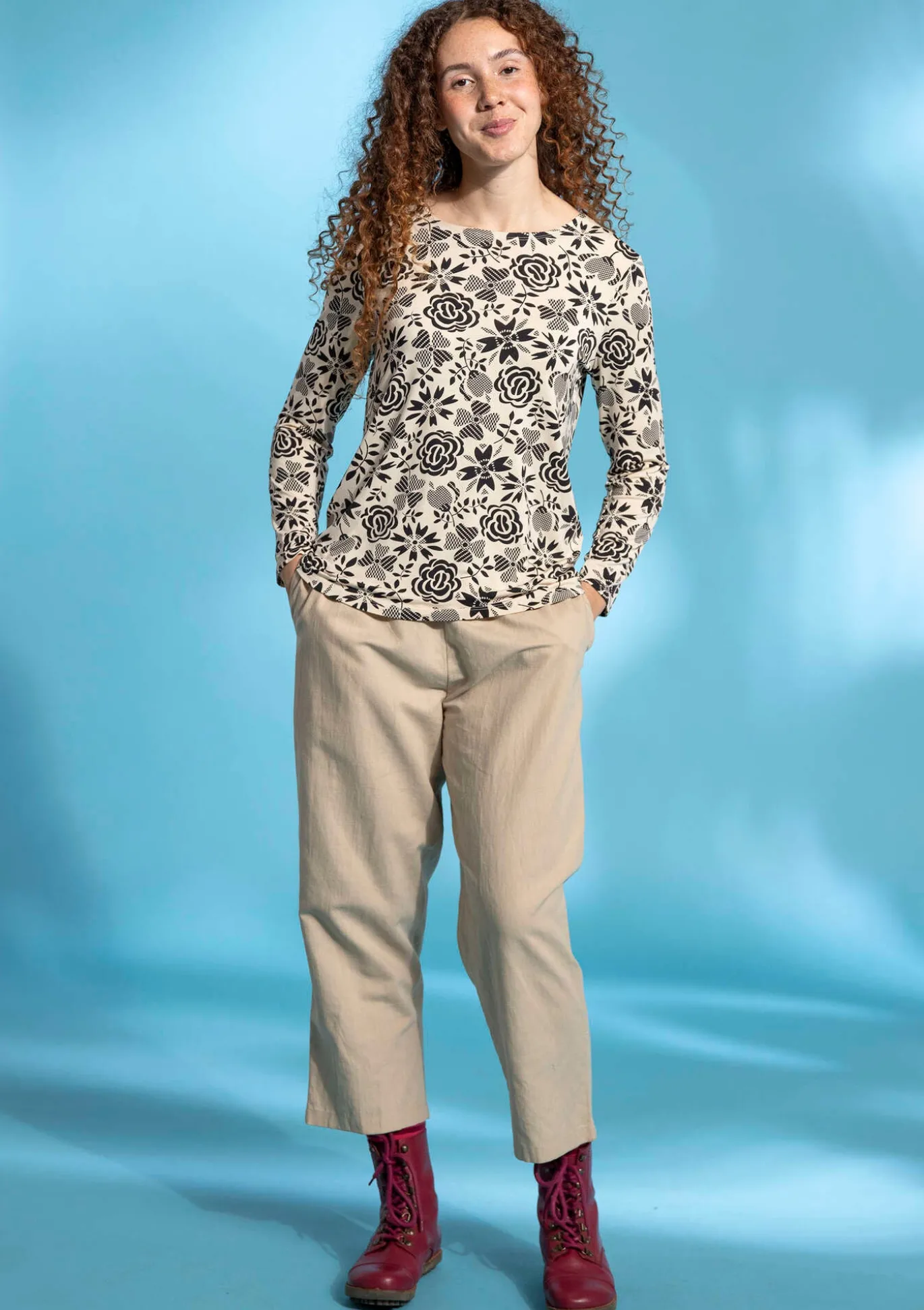 Shirt „Karin“ aus Micromodal/Elasthan