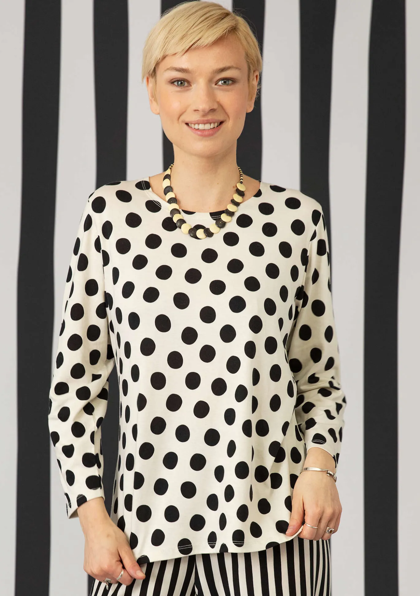 Shirt „Mika“ aus Bio-Baumwolle/Modal