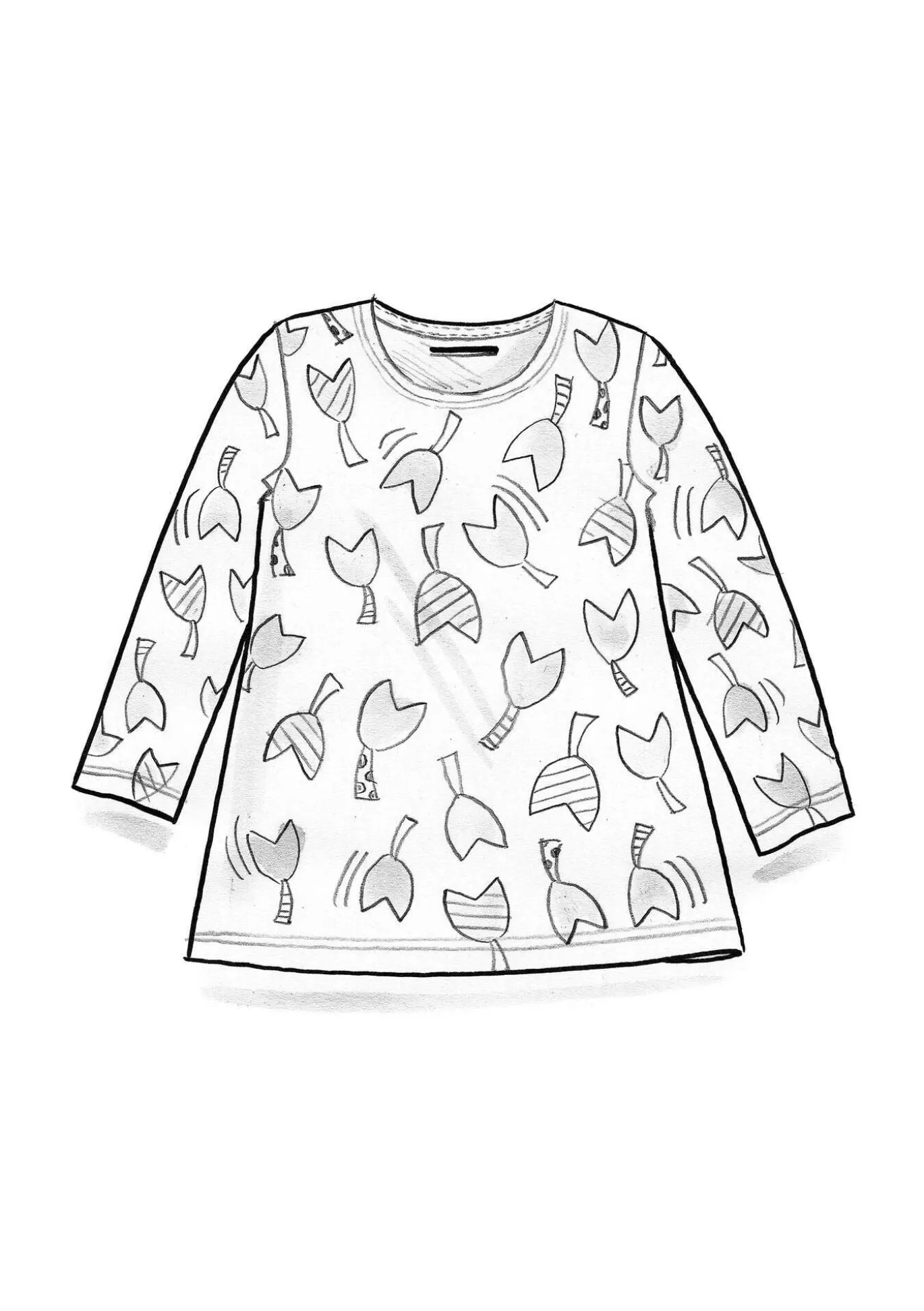 Shirt „Mika“ aus Bio-Baumwolle/Modal