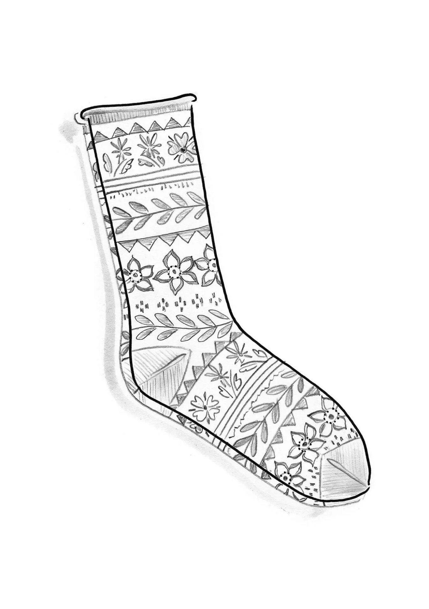 Socken „Twinkle“ aus Wollfrottee