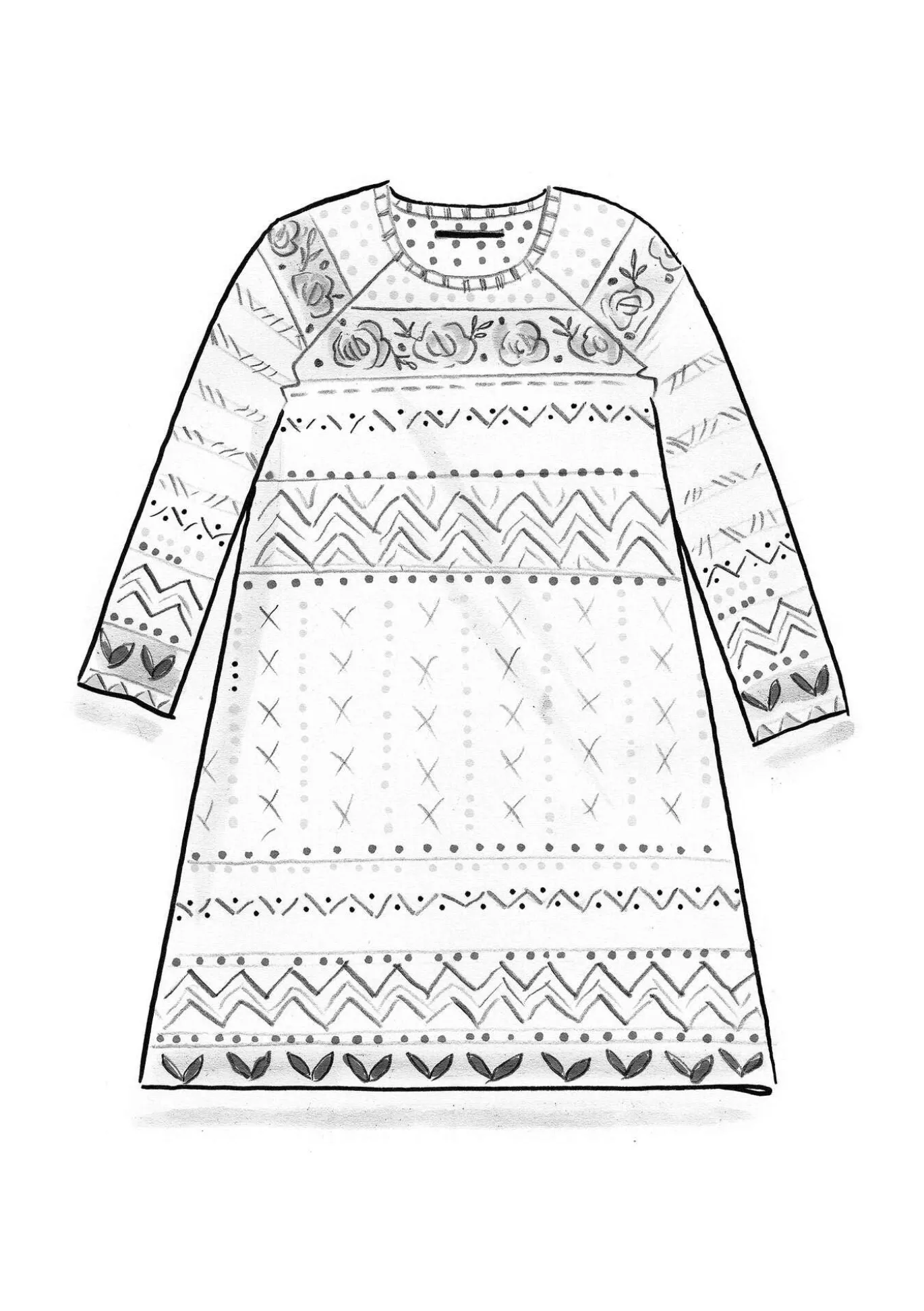 Strickkleid „Kajsa“ aus Bio-/Recycling-Baumwolle