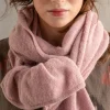 Strickschal aus Alpakagemisch