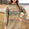 Stricktunika „Borealis“ aus Bio- und Recycling-Baumwolle/Wolle