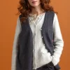 Strickweste aus Alpakagemisch