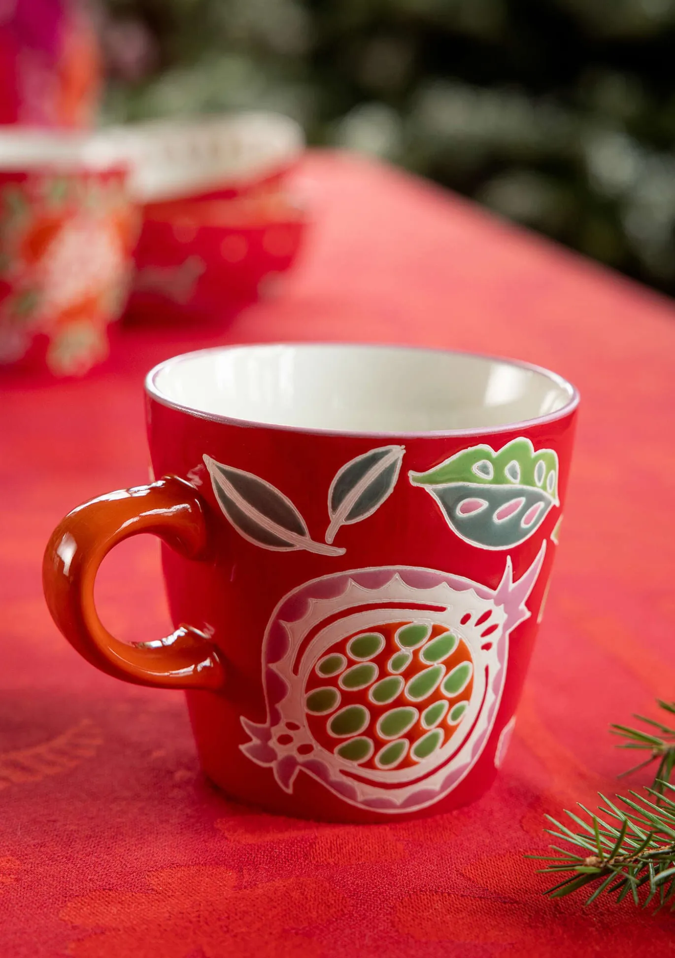 Tasse „Fruits“ aus Keramik