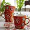 Teetasse „Wild rose“ aus Keramik
