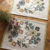 Tischset „Wild rose“ aus Bio-Baumwolle