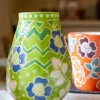 Vase „Wild rose“ aus Keramik