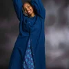 Webkleid aus Bio-Baumwolle/Leinen