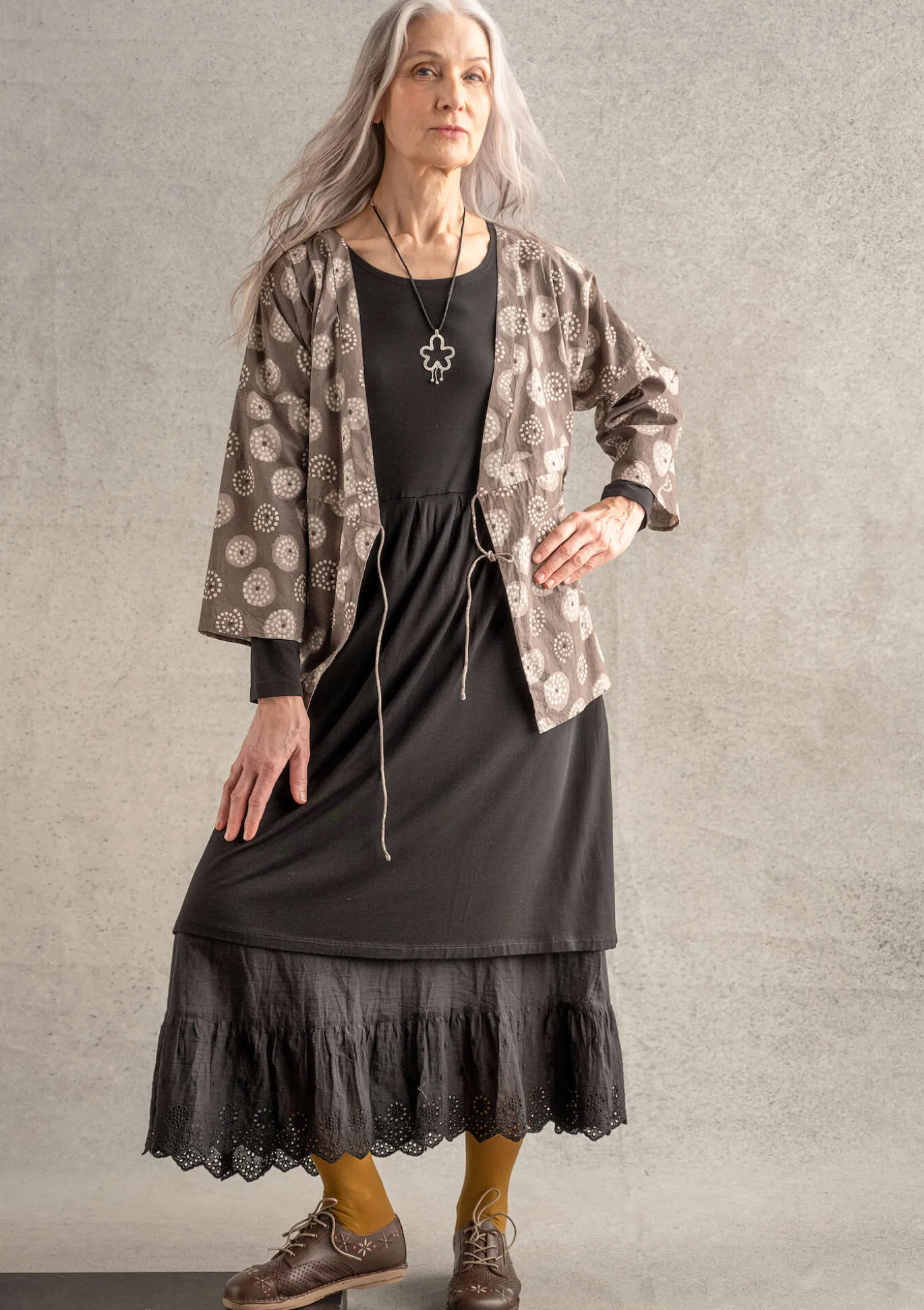 Wickelbluse „Clay“ aus Bio-Baumwolle