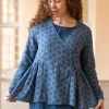Wickelbluse „Piccolo“ aus Leinen